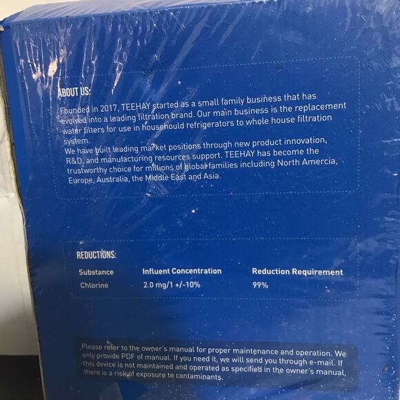 Teehay Refrigerator Water Filter TH-06 3 Pack - Picture 2 of 5